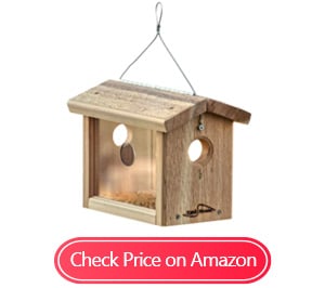 kettle moraine cedar hanging bluebird feeders