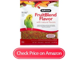 zupreem fruitblend flavor pellets bird foods