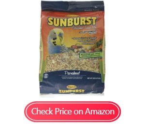 higgins sunburst gourmet parakeet food