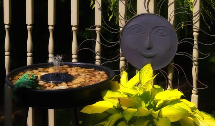 best solar birdbath fountain