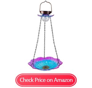 maggift solar powered bird baths