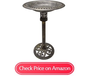 westcharm solar led lighted birdbaths