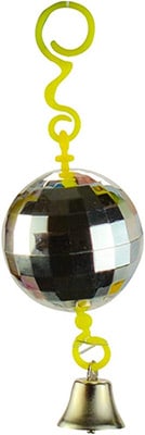 disco ball bird toy