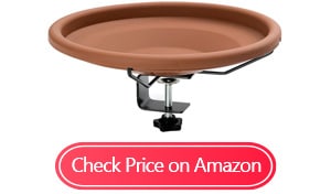 hanizi deck mounted bird bath