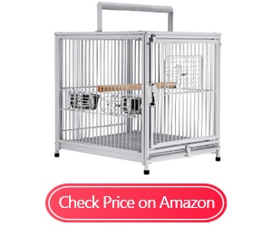 mcage portable travel vet parrot carrier cages