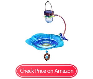 ottsuls solar bird feeder and bird bath