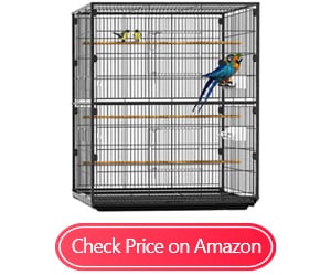 yintatech wrought iron flight lovebird cages